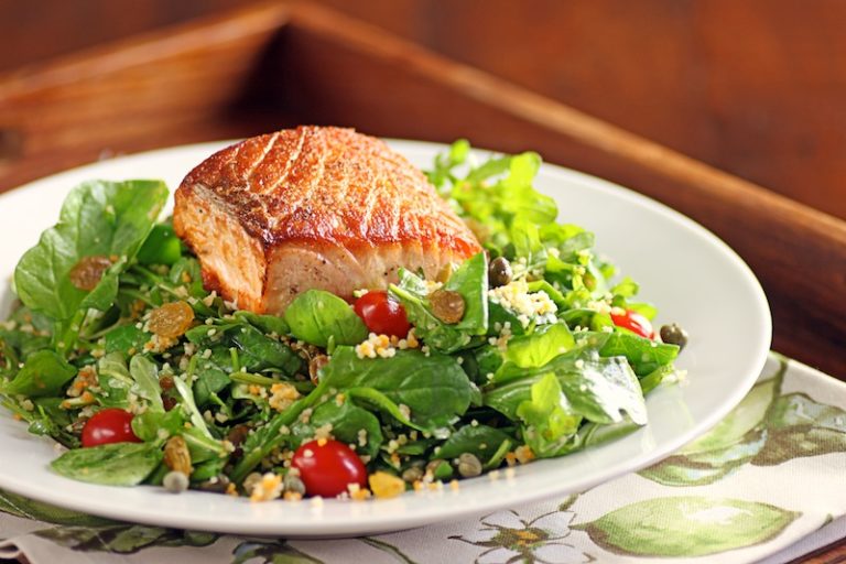 salmón a la mostaza