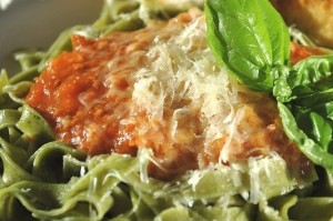 Espinacas a la boloñesa