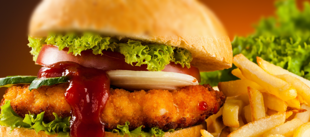 hamburguesa de pollo