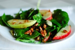 Ensalada de Manzana y Espinaca