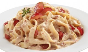 Ensalada de pasta con uvas