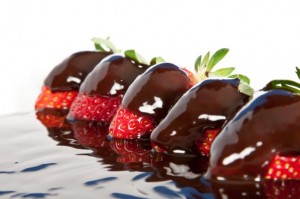 Fresas con chocolate