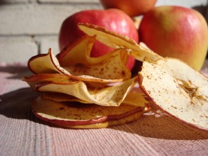 Chips de manzana