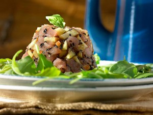 Tártara de Atún y Manzana