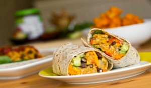 Burrito de camote y frijoles