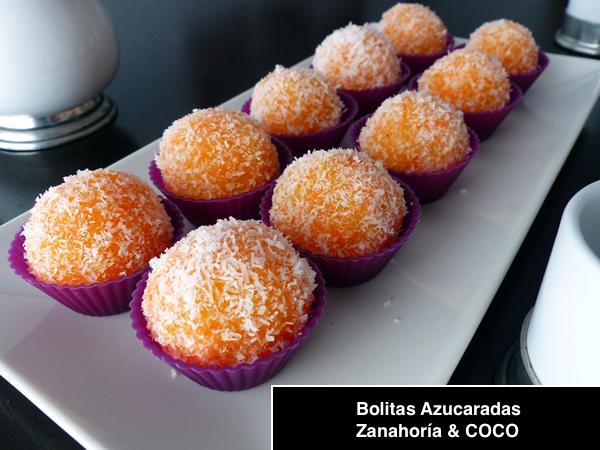 Bolitas de Coco y Zanahoria